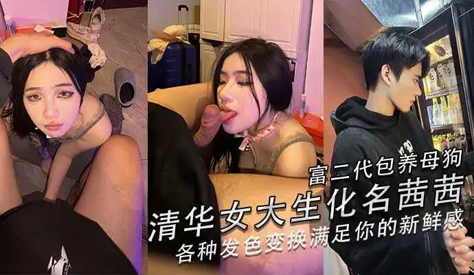 富二代包养母狗清华女大生化名茜茜各种发色变换满足你的新鲜感